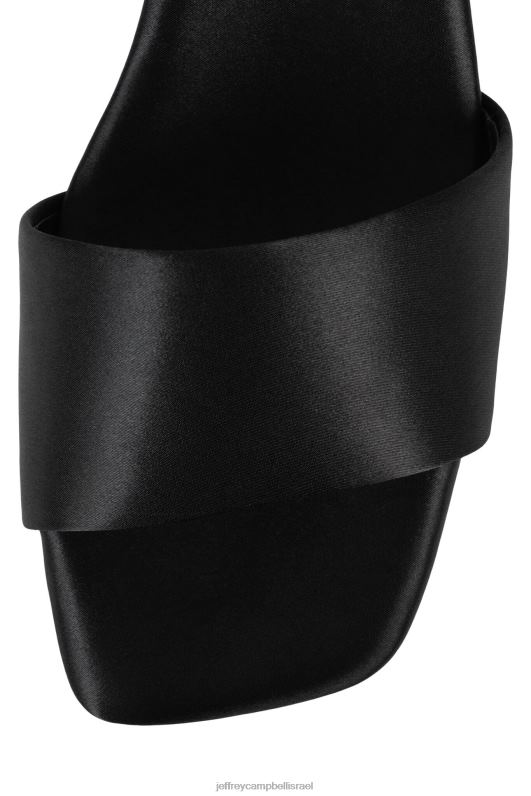 il Jeffrey Campbell תו נמוך סנדל עם עקבים נשים סאטן שחור NN6N61418