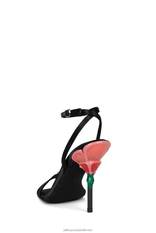 il Jeffrey Campbell רוזנה סנדל עם עקבים נשים מולטי סאטן שחור NN6N61423