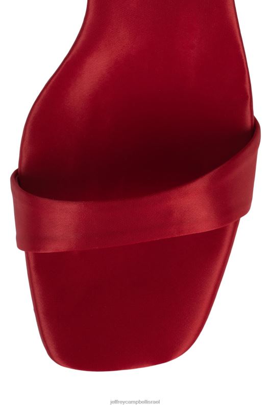 il Jeffrey Campbell רוזנה סנדל עם עקבים נשים מולטי סאטן אדום NN6N61424