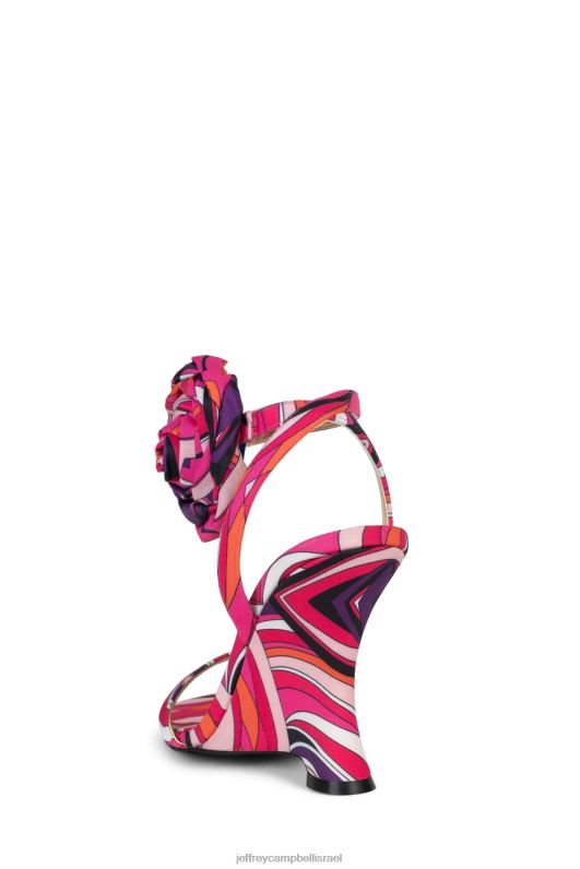 il Jeffrey Campbell פרח בר סנדל עם עקבים נשים ורוד מולטי NN6N61427