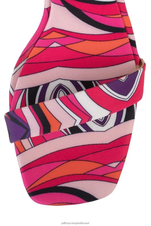 il Jeffrey Campbell פרח בר סנדל עם עקבים נשים ורוד מולטי NN6N61427