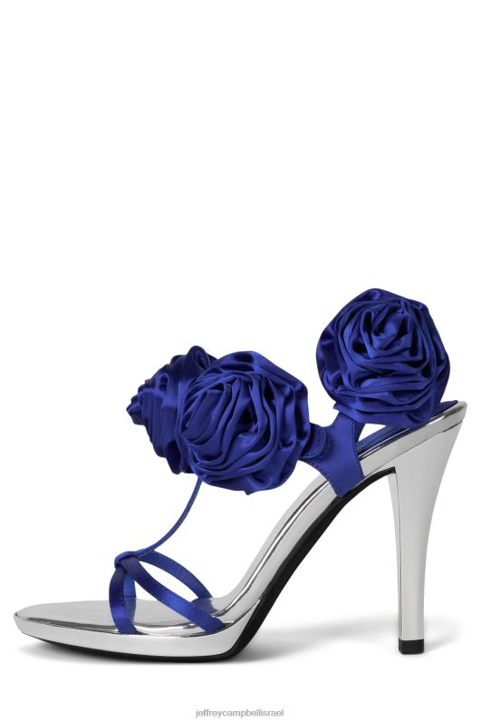 il Jeffrey Campbell קמליה סנדל עם עקבים נשים כסף כחול NN6N61431