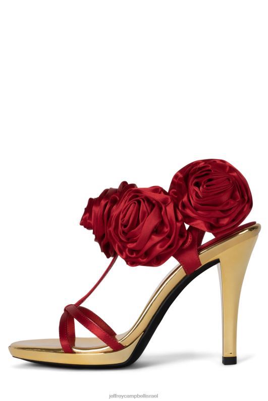 il Jeffrey Campbell קמליה סנדל עם עקבים נשים זהב אדום NN6N61432