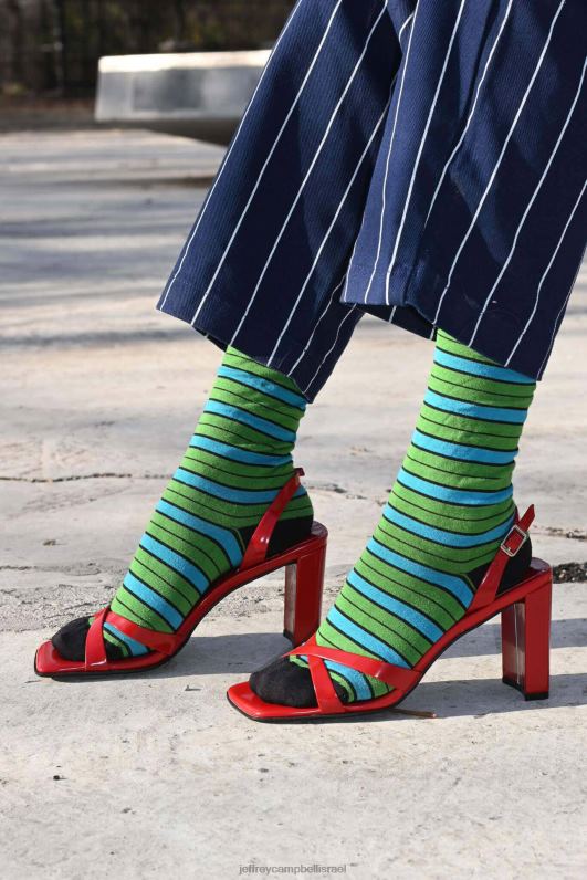 il Jeffrey Campbell לָצֵאת סנדל עם עקבים נשים קופסה אדומה NN6N61438