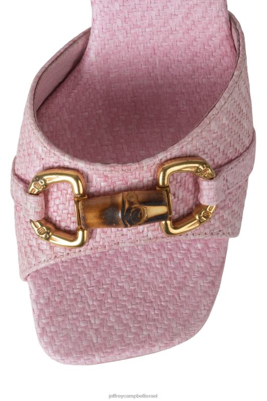 il Jeffrey Campbell חֲצִי אִי סנדל עם עקבים נשים ברונזה ארוגה ורודה NN6N61447