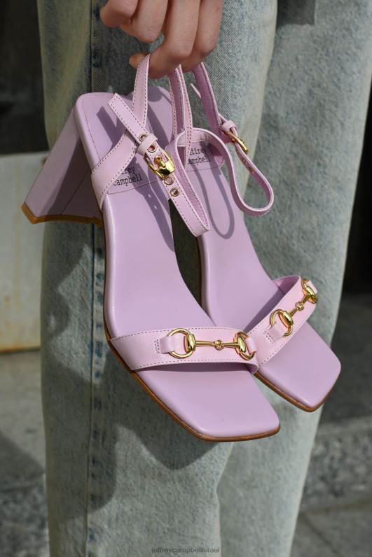 il Jeffrey Campbell מלא חיים סנדל עם עקבים נשים זהב ורוד NN6N61449