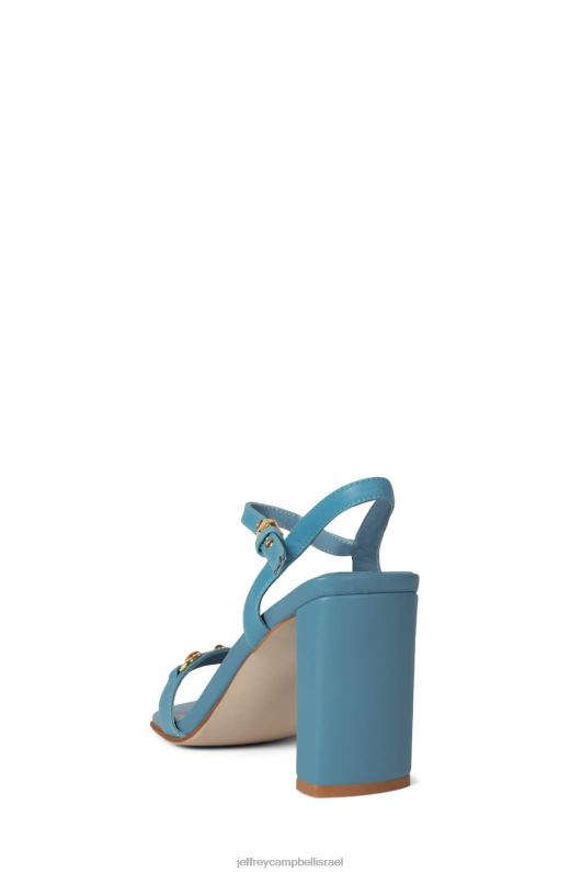 il Jeffrey Campbell מלא חיים סנדל עם עקבים נשים זהב כחול NN6N61451
