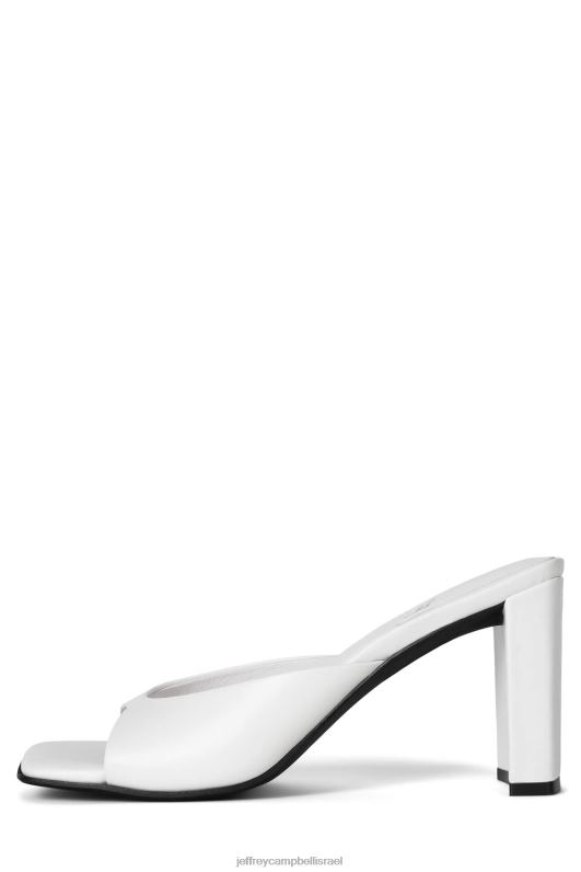 il Jeffrey Campbell בהשראת סנדל עם עקבים נשים לבן NN6N61455