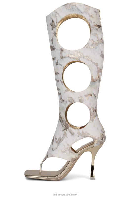 il Jeffrey Campbell חשף-ו סנדל עם עקבים נשים בז' מולטי NN6N61457