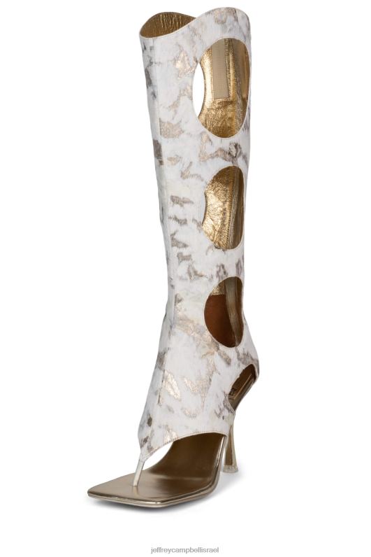 il Jeffrey Campbell חשף-ו סנדל עם עקבים נשים בז' מולטי NN6N61457