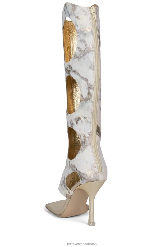 il Jeffrey Campbell חשף-ו סנדל עם עקבים נשים בז' מולטי NN6N61457