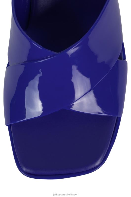 il Jeffrey Campbell מסטיק סנדל פלטפורמה נשים כחול מבריק NN6N6145