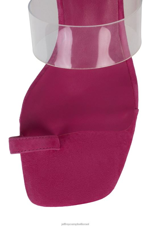 il Jeffrey Campbell לחשב סנדל עם עקבים נשים זהב זמש פוקסיה NN6N61467
