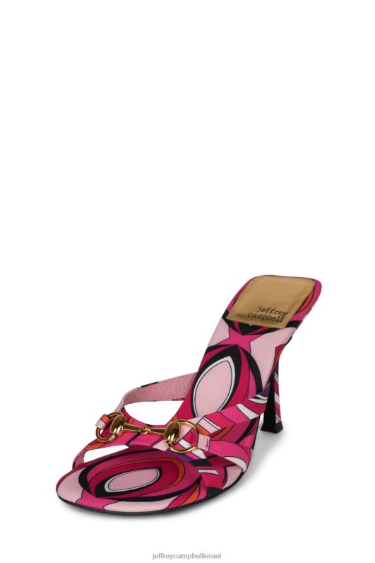 il Jeffrey Campbell צירים סנדל עם עקבים נשים מולטי ורוד פוקסיה NN6N61471
