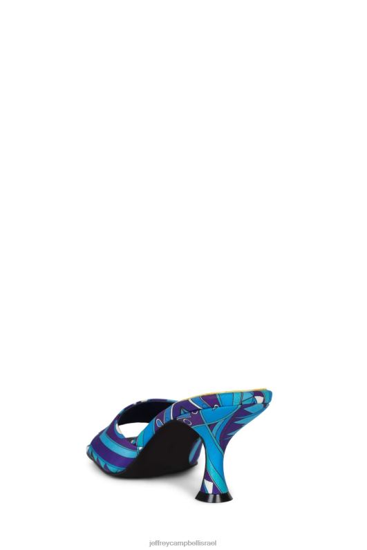 il Jeffrey Campbell מר גדול סנדל עם עקבים נשים משולבת כחול NN6N61477
