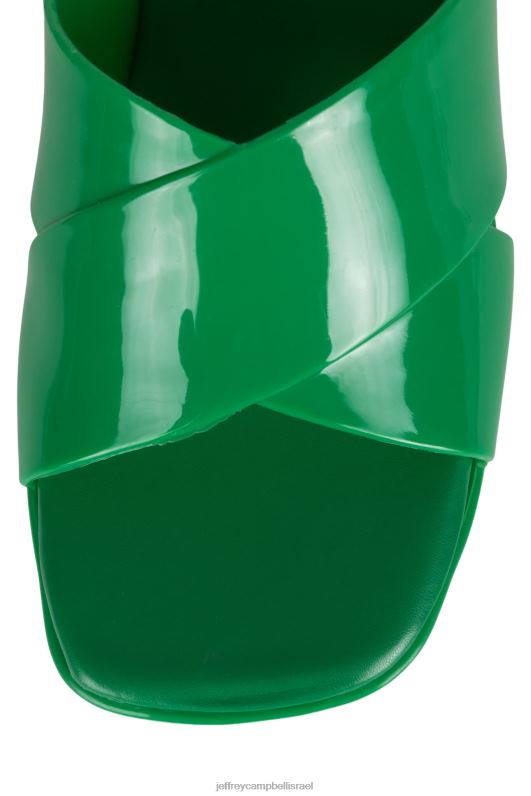 il Jeffrey Campbell מסטיק סנדל פלטפורמה נשים ירוק מבריק NN6N6147