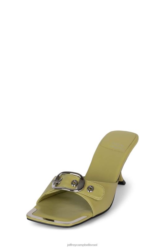 il Jeffrey Campbell להדק סנדל עם עקבים נשים כסף ירוק NN6N61488