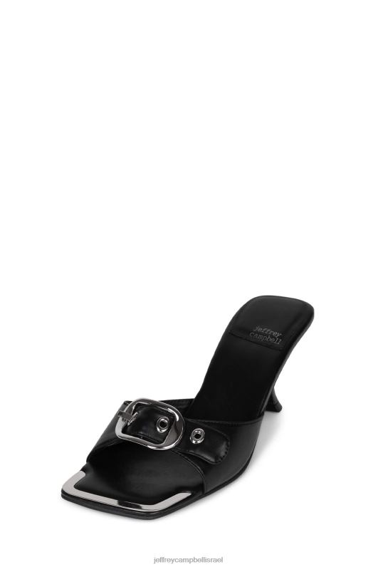 il Jeffrey Campbell להדק סנדל עם עקבים נשים כסף שחור NN6N61490