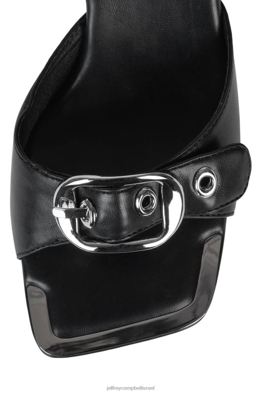 il Jeffrey Campbell להדק סנדל עם עקבים נשים כסף שחור NN6N61490