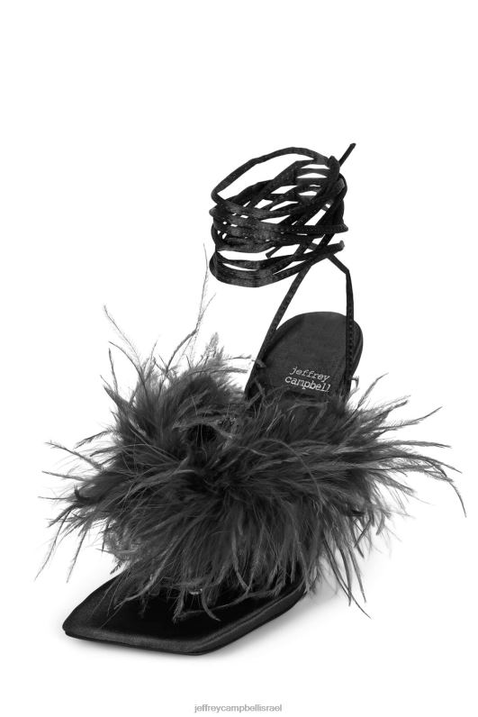 il Jeffrey Campbell עֲדִינוּת סנדל עם עקבים נשים כסף שחור NN6N61503