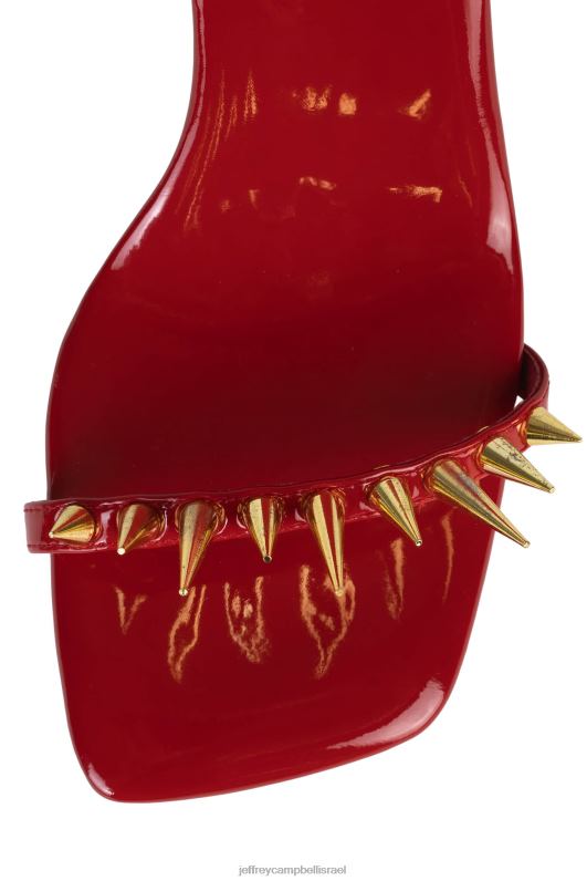 il Jeffrey Campbell לחדד סנדל עם עקבים נשים זהב פטנט אדום NN6N61513