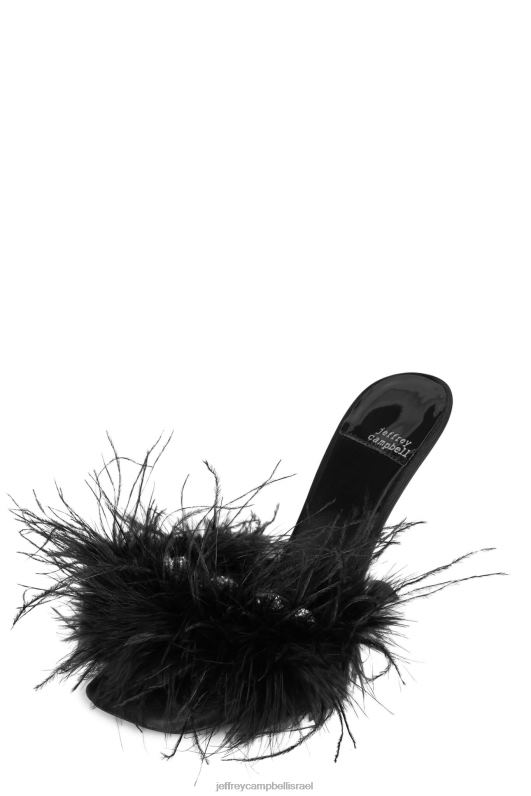 il Jeffrey Campbell דודי סנדל עם עקבים נשים כסף שחור NN6N61514