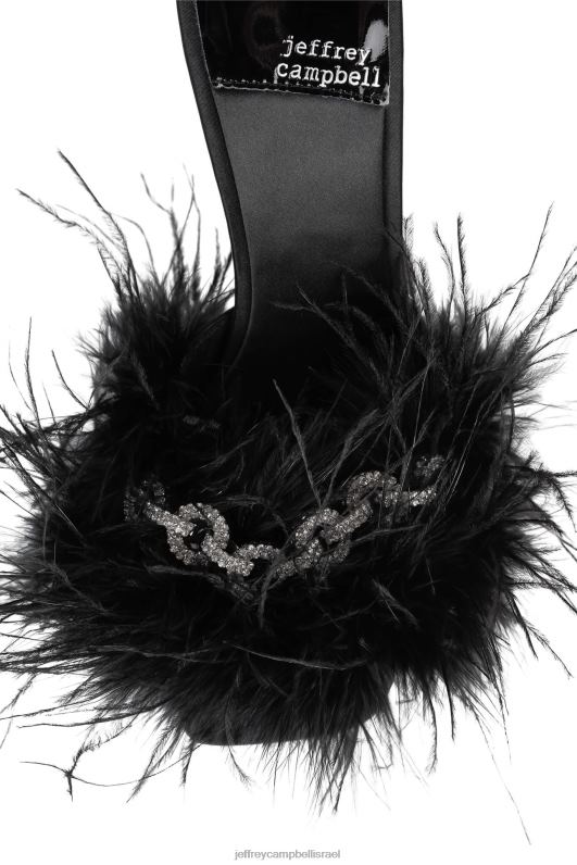 il Jeffrey Campbell דודי סנדל עם עקבים נשים כסף שחור NN6N61514