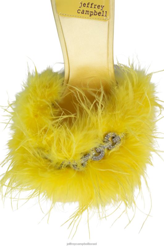 il Jeffrey Campbell דודי סנדל עם עקבים נשים כסף צהוב NN6N61515