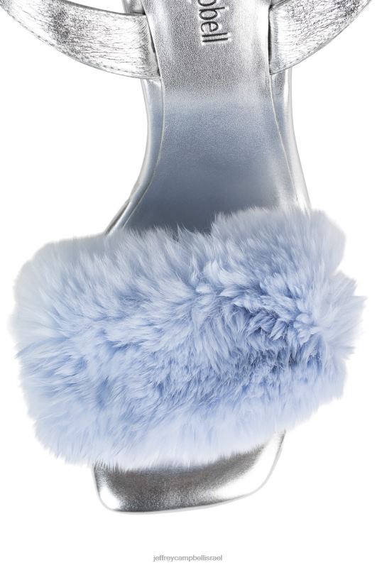 il Jeffrey Campbell קוֹסֵם סנדל עם עקבים נשים כחול כסוף NN6N61516