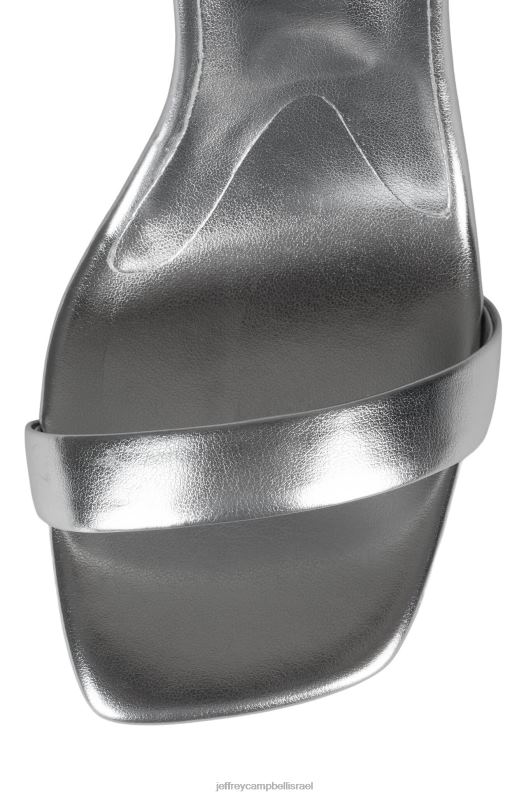 il Jeffrey Campbell גֵאוֹמֶטרִי סנדל עם עקבים נשים כסף כסף NN6N61520