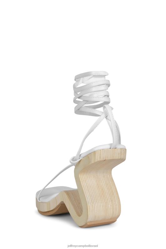 il Jeffrey Campbell כל מה ש סנדל עם עקבים נשים לבן NN6N61524
