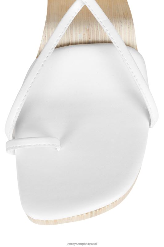 il Jeffrey Campbell כל מה ש סנדל עם עקבים נשים לבן NN6N61524