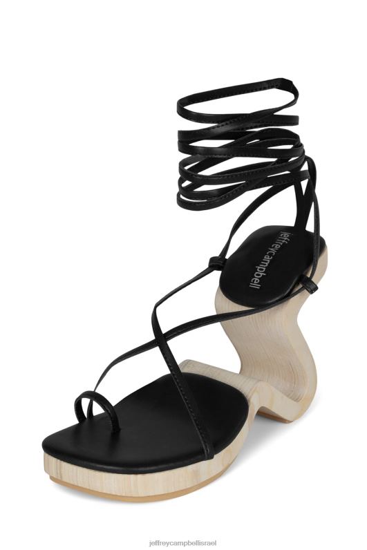 il Jeffrey Campbell כל מה ש סנדל עם עקבים נשים שָׁחוֹר NN6N61525