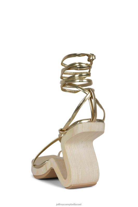 il Jeffrey Campbell כל מה ש סנדל עם עקבים נשים זהב NN6N61526