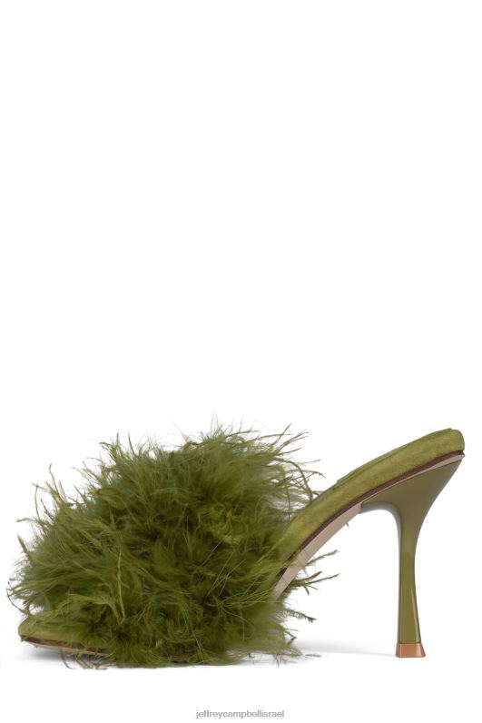 il Jeffrey Campbell נֶהָג סנדל עם עקבים נשים זית NN6N61539