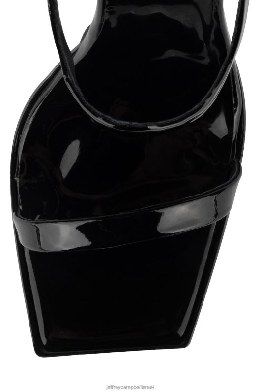 il Jeffrey Campbell פְּעַלתָן סנדל עם עקבים נשים פטנט שחור NN6N61542