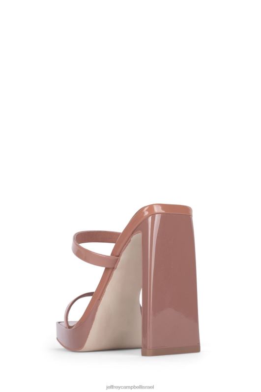 il Jeffrey Campbell פְּעַלתָן סנדל עם עקבים נשים פטנט סומק מאובק NN6N61556