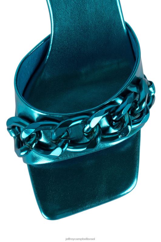 il Jeffrey Campbell מר-ביג-צ' סנדל עם עקבים נשים משולבת כחול NN6N61576