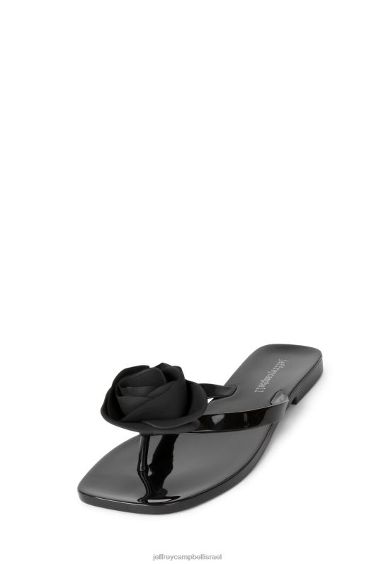 il Jeffrey Campbell כל כך מתוק סנדלים נשים שחור מבריק NN6N6157