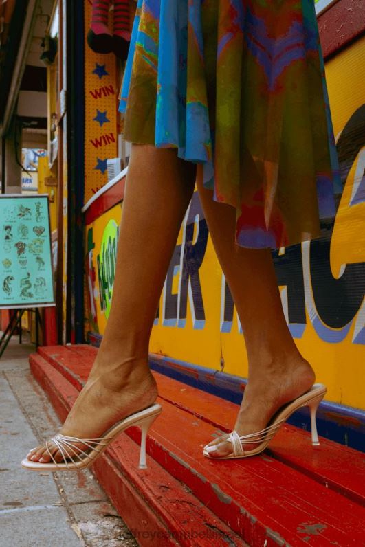 il Jeffrey Campbell אננויט סנדל עם עקבים נשים משולבת זהב ורוד NN6N61593