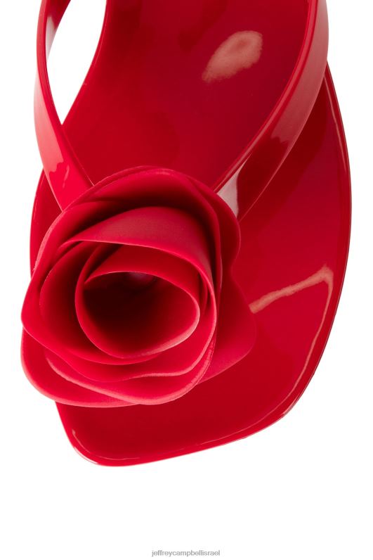 il Jeffrey Campbell כל כך מתוק סנדלים נשים אדום מבריק NN6N6159