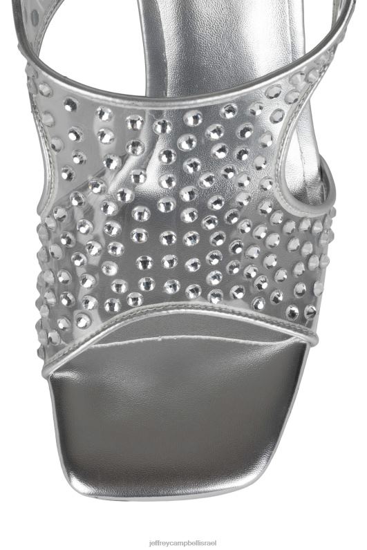 il Jeffrey Campbell ג'נבייב סנדל עם עקבים נשים כסף שקוף NN6N61600
