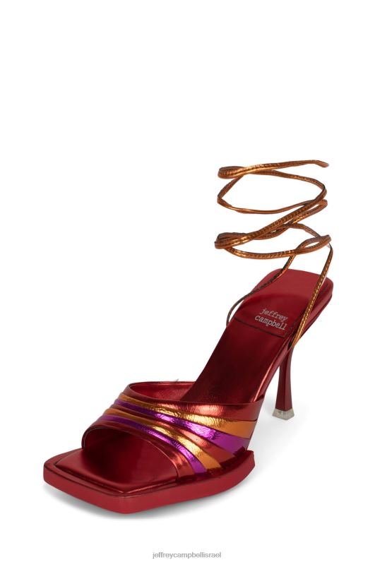 il Jeffrey Campbell נשא סנדל עם עקבים נשים מולטי מתכתי בהיר NN6N61606