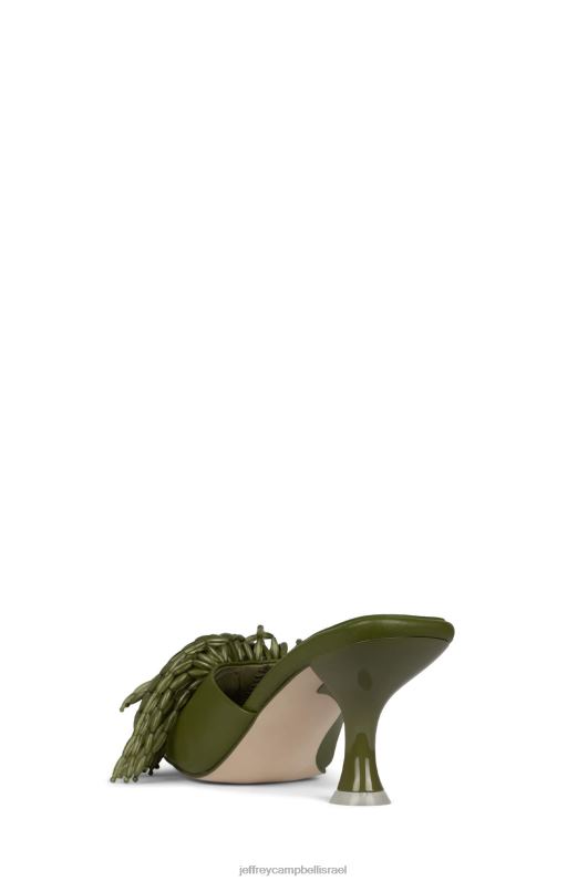 il Jeffrey Campbell מר-ביג-פום סנדל עם עקבים נשים זית NN6N61612