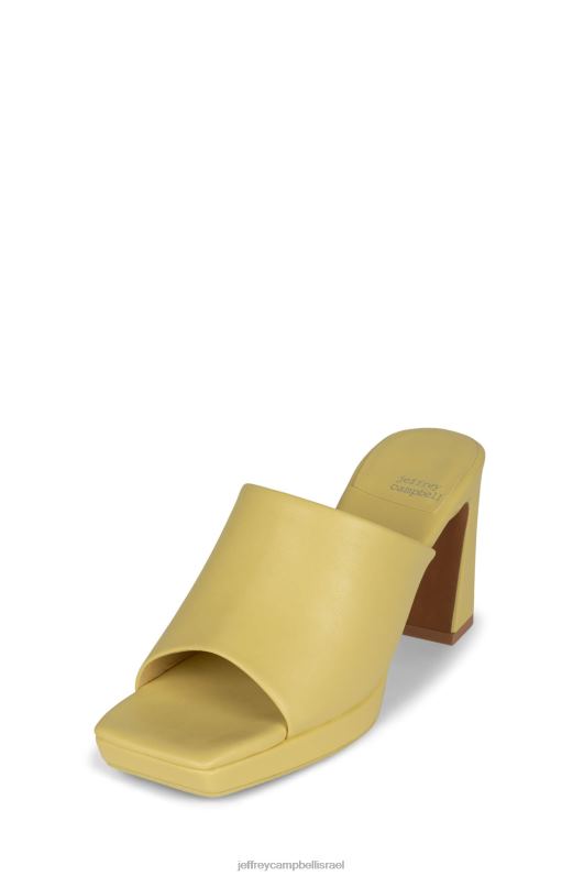 il Jeffrey Campbell קַוויָאר סנדל עם עקבים נשים צהוב בהיר NN6N61617