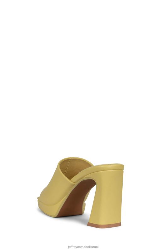 il Jeffrey Campbell קַוויָאר סנדל עם עקבים נשים צהוב בהיר NN6N61617