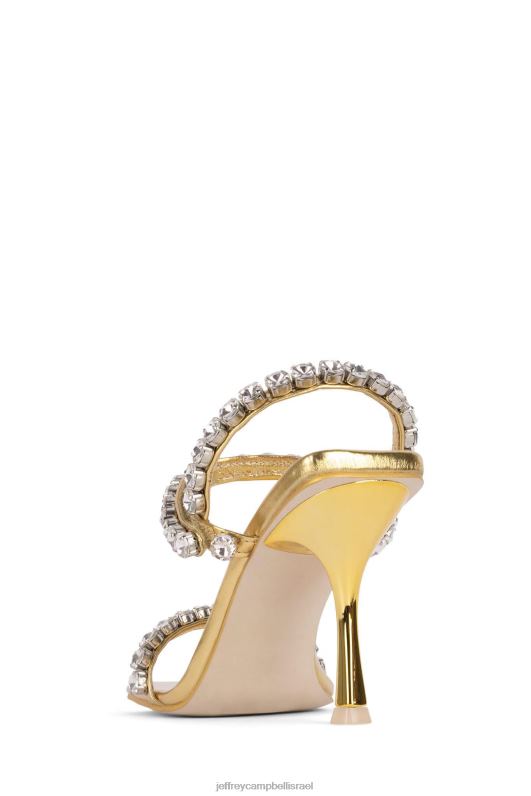 il Jeffrey Campbell קדושים סנדל עם עקבים נשים זהב כסף NN6N61623