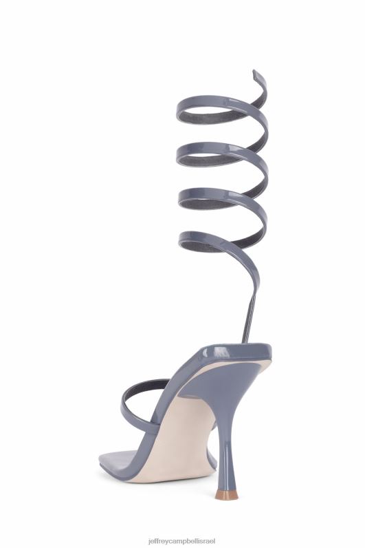 il Jeffrey Campbell לוזיה סנדל עם עקבים נשים פטנט חיל הים המאובק NN6N61627