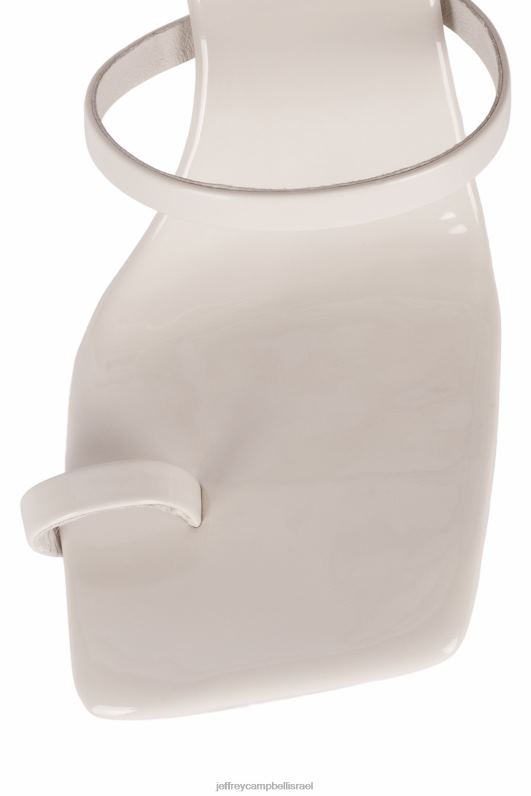 il Jeffrey Campbell לוזיה סנדל עם עקבים נשים פטנט שנהב NN6N61629