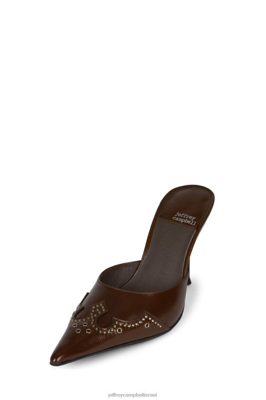 il Jeffrey Campbell נשך אותי פרד עם עקב נשים חום NN6N61649